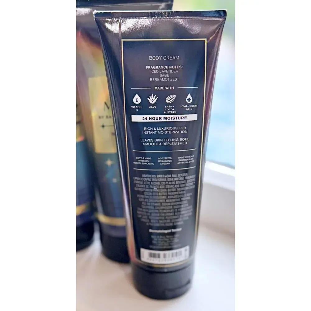 Bath & Body Works To The Moon Men's Shop Ultimate Hydration Body Cream x3